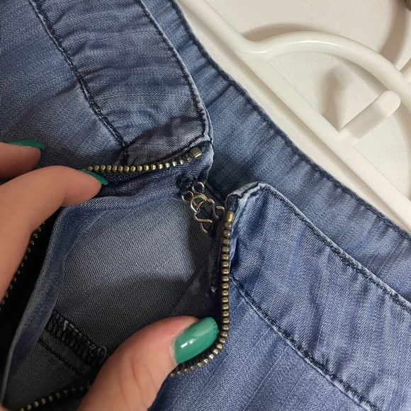 SALE&Discounted shipping!! HD in Paris Denim asymmetrical knee length skirt - Picture 6 of 16